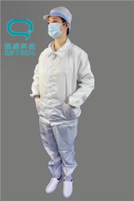 China 0.25cm Grid Anti Static Coveralls Split Suit Anti Static Dress for sale