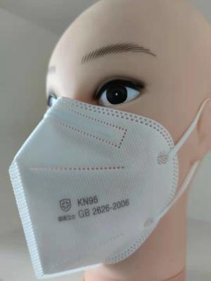 China Disposable Ear Loop Face Mask KN95 Non Medical BFE 95 Pecent Respirator for sale