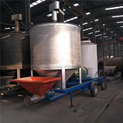 China Mobile Green Grain Drying Machine 3.8m3 -18M3 Silo Volume for sale