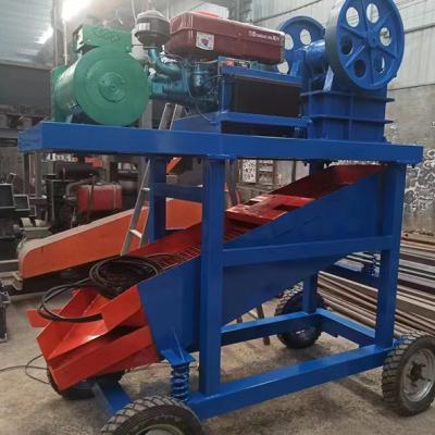 China Mining Small Mobile Portable Jaw Crusher Machine Diesel Engine Or Motor Power for sale
