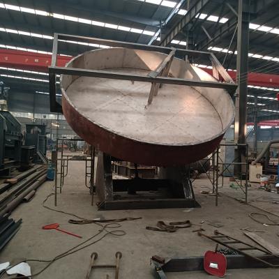 China Processo de manufatura do adubo orgânico do granulador do disco do fã à venda