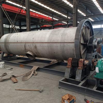 China Stainless Steel 310S Batch Grinding Ball Mill 1-30t/H With Structural Steel Frame for sale