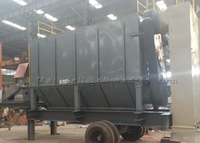 China PLC 2450mm 300m2 Pulse Bag Filter Mobile Dust Collector for sale