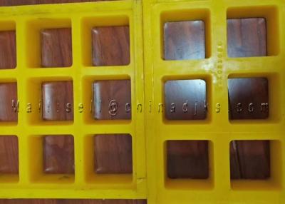 China Mining Dewatering 610mm*610mm Polyurethane Screen Panel for sale