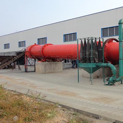 China ISO9001 Diamond Powder Rotary Drum Dryer 11Kw 15t/H For Sand for sale