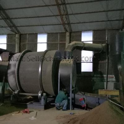 Chine 25t/H poncent trois le tambour sécheur rotatoire 15Kw pour les matériaux solides à vendre