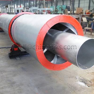 China Wet Type Double Shell Rotary Drum Dryer 25TPH For Silica Sand for sale