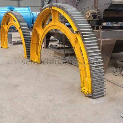 China Serie industrial 4000kW del engranaje de la circunferencia de las unidades del engranaje del horno rotatorio para la minería en venta