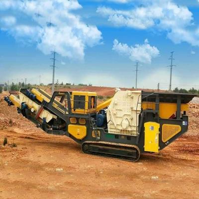 China Crawler Mounted Mobile Impact Crusher For Construction Waste for sale