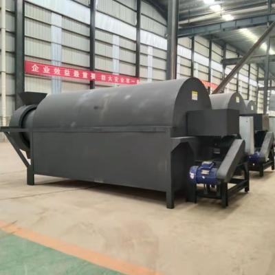China Electric Heating Rotary Drum Dryer Machine For Silica Sand Clay Automatically Control for sale