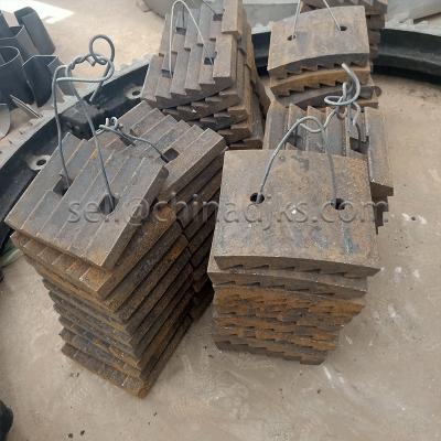 China High Cr Casting Crusher Inner Plates For Vertical Crusher Wear Performance for sale
