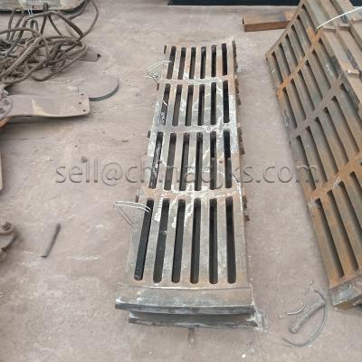China Steel Shipbuilding Casting Mining Crusher Protecting Casting Plate / Sieves for sale