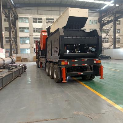 China Truck Mounted Jaw Crusher 300T / H For Mobile Crushing for sale
