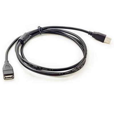 China High Speed Black USB 2.0 Extender Cable 1.5m A Male To A Female USB Cable for sale