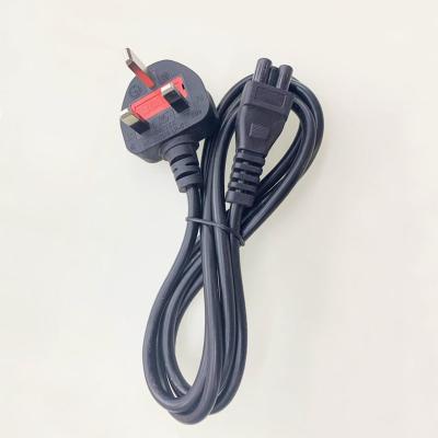 China Revestimento de PVC impermeável 3 PIN Plug do cabo de alimentação do monitor do computador de Rosh à venda