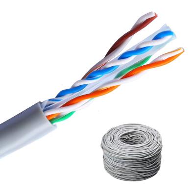 China Grey Bare Copper Rosh Ethernet Lan Cable UTP Digital ISDN Network for sale