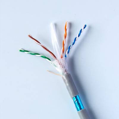 China CCA Cat6 1000ft FTP Lan Cable Cable 8 Core Shielded Cable for sale