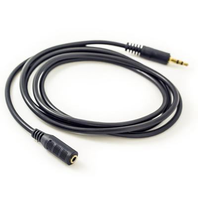 China Gold plated Rosh 3.5 Mm Stereo Extension Cable Male To Female for sale