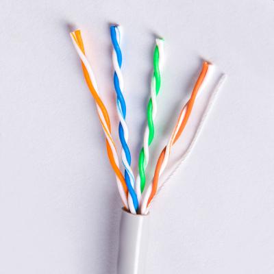 China Ethernet cat5e lan cable CCA 24AWG 4P cat5e utp network cable 305m for sale