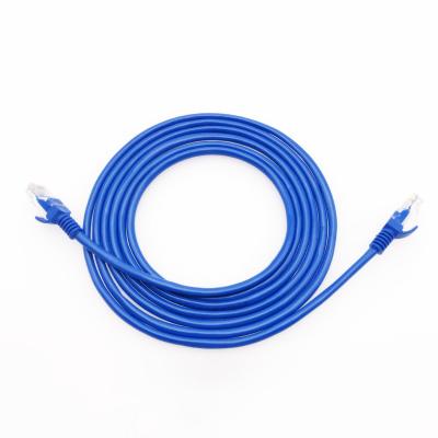 China CCA Copper UTP Cat5e Patch Cable 4 pairs RJ45 to RJ45 for sale