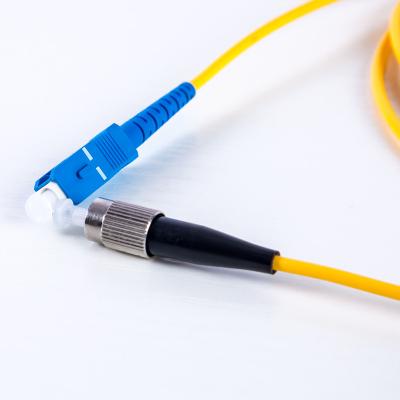 China Flat FC SC Pre Terminated Fiber Optic Cable For Active Device Terminations for sale