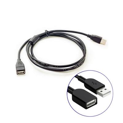 China Mann ODM 10m USB zum weiblichen Erweiterungs-Kabel für Computer-Getriebe zu verkaufen