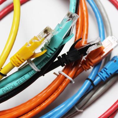 China RJ45 24AWG Cat6 UTP Patch Cable 10m Bare Copper PVC for sale