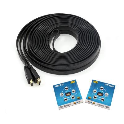 China DVD Player HD Monitor Digital TV HDMI Cable Black Flat 20m for sale