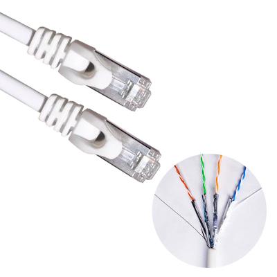 China LSZH Jacket 1m Length 10gbps Ethernet Cable Passed Fluke Test for sale