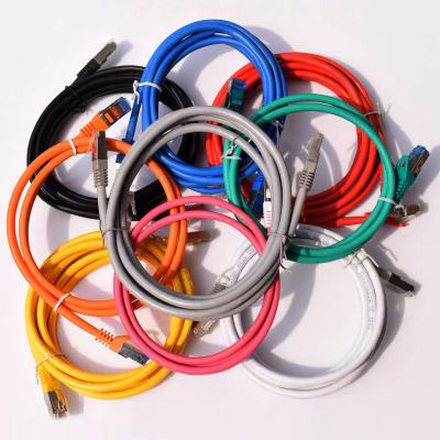 China Cordón de remiendo de cobre de la red del cable de Ethernet del FTP SFTP 10gbps Cat7 en venta