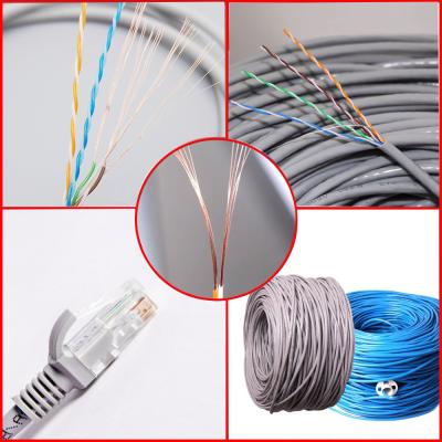 China Tipo del cordón 4Pairs UTP de Ethernet del aislamiento el 1000ft Cat5e del HDPE en venta