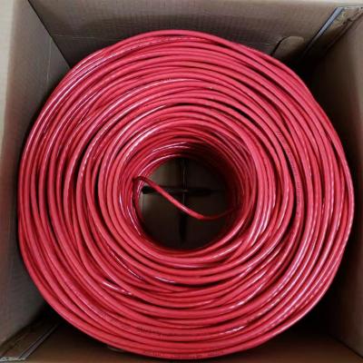 China Bare Copper 1000ft Cat5e Lan Cable HDPE Insulation for sale