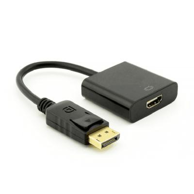 China 1.4Version Black DP to HDMI Display Port to HDMI Laptop to TV Adapter Cable for sale