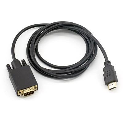 China HDMI TO VGA HD Adapter 1.8m Laptop To Projector Converter Cable for sale
