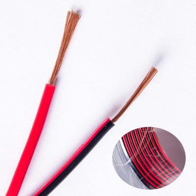 China 0.5mm OFC 2 Cores Plain Annealed Wire PVC Insulated RVB Electrical Cables for sale