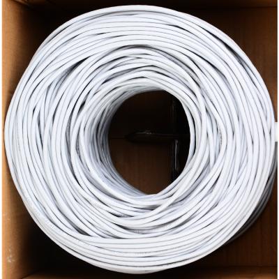 China OEM Indoor PVC Cat5e Ethernet Cable 305 Meter Unshielded Twisted Pair for sale