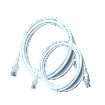 China 8P8C Cat5e Lan Cable Copper Pure 24AWG Twisted 4 Pair UTP Patch Cord for sale