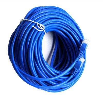 China UTP Cat5e LSZH ETL Solid Bare Copper Patch Cord 10 Meters 24AWG for sale