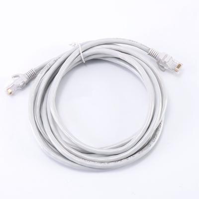China Slim 24awg OEM Bare Copper Cat5e Patch Cord Network Ethernet Cable for sale