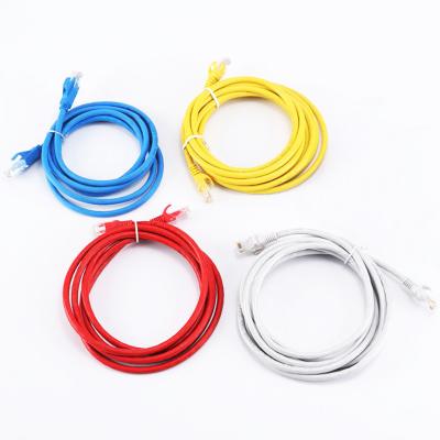 China 0.915mm Cat5e Patch Cord UTP Stranded 24 AWG Indoor Jacket PVC Red for sale
