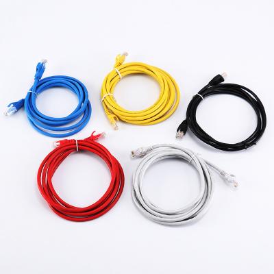 China Cat5E Patch Cord 5.0mm 8 Conductor Stranded Nylon RIP Jacket Communication Cable for sale