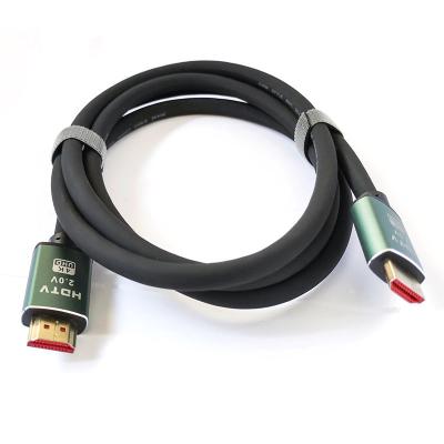 Chine L'or à grande vitesse du câble 18gbps de 60HZ HDMI a plaqué la corde visuelle avec l'Ethernet à vendre