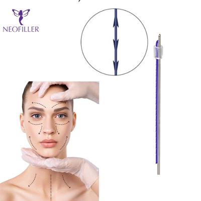 China 4d 100mm Korean Pdo Thread Lift Ultra V Blunt Cannula Pdo Lifting for sale