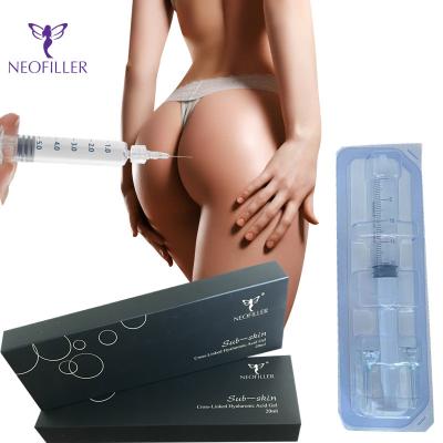 China Subskin 10ml 20ml 50ml Hyaluronic Acid Dermal Filler Buttock Injectable Ha Pure Serum Filler for sale
