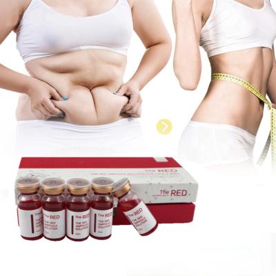 China The RED Ampoule Fat Shots Weight Loss 10cc Body Stomach Fat Dissolving Injections for sale