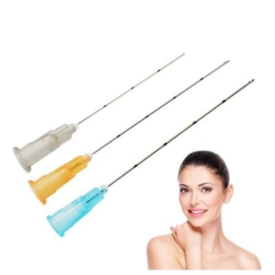 China 21g 50mm 70mm Blunt Cannula Needle Blunt Cannula Needle Injectable Fillers for sale
