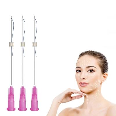 China PCL PDO Eyebrow Lift Facial Threading Face Lift 4d 6d  Mono Screw 30G 25MM for sale