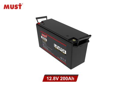 China MUST 50Ah 100Ah 200Ah  Lithium Iron Phosphate Battery Pack , 12V Lithium Lifepo4 Battery for sale