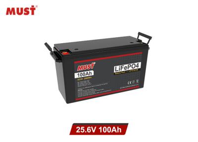 China 25.6V 100AH Lithium Iron Phosphate Leisure Battery LifepO4 for sale