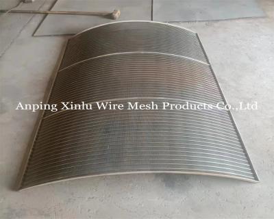 China Wedge Wire Support Wire Flat Bed Panels Height 4.5X 5.5mm and Profile Wire 2.3*3.5mm en venta